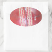 Spin Master's Sphere: een leuke linker Spin Cricke Ovale Sticker (Tas)