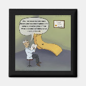 Spin met Arachofobie grappige komiek Magneet (Voorkant)