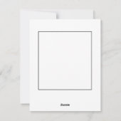 Spin met ballon feestdagenkaart (Achterkant)