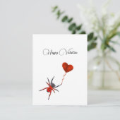 Spin met ballon feestdagenkaart (Staand voorkant)