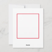 Spin met hart feestdagenkaart (Achterkant)