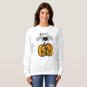 Spin met pomkin Halloween Sweatshirt (Voorkant volledig)