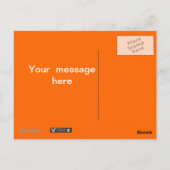 Spin met snoepjes briefkaart (Achterkant)