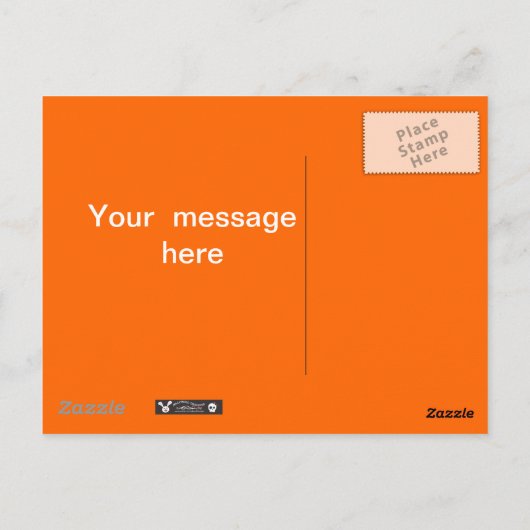 Spin met snoepjes briefkaart (Achterkant)