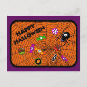 Spin met snoepjes briefkaart (Voorkant)