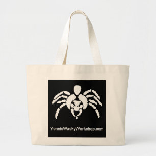 Spin met Venom op Fang Grote Tote Bag