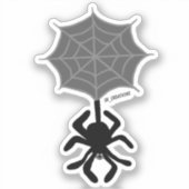 spin met web sticker (Voorkant)