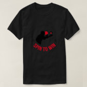 Spin om te winnen t-shirt (Design voorkant)