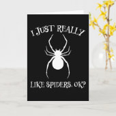 Spin ontwerp walgt Arachnid Cool Terrarium Cadeau Kaart (Gele Bloem)