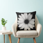 Spin op bloem zwart&wit Sierkussen (Stoel)