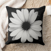 Spin op bloem zwart&wit Sierkussen (Deken)