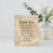 Spin op ventilator bedankkaart (Staand voorkant)