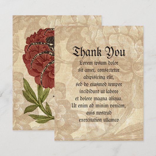 Spin op ventilator bedankkaart (Voorkant / Achterkant)