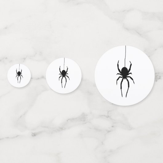 Spin op Web Painting Party Confetti (Achterkanten)