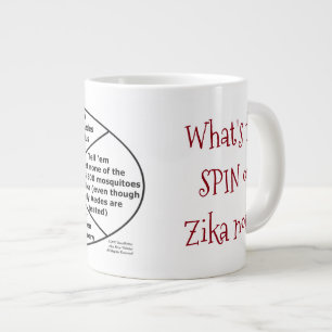 Spin op Zika 20 oz. Mok van RoseWrites