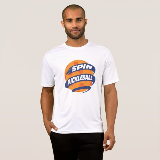 Spin Pickleball Performance Shirt (Voorkant volledig)