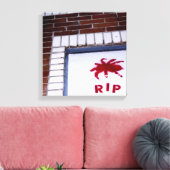 spin r.i.p. stencil canvas afdruk (Insitu (Woonkamer))