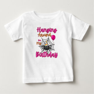 Spin rond om mijn verjaardags Halloween T-shirt