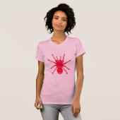 Spin (rood) t-shirt (Voorkant volledig)