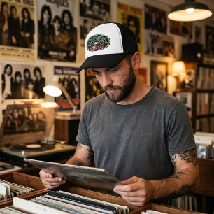 Spin That Record Club Trucker Pet
