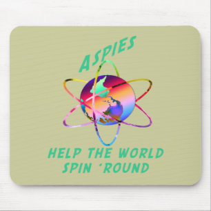 Spin the World Mousepad Muismat