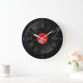 Spin Time: Retro Turntable Clock Grote Klok (Huis)