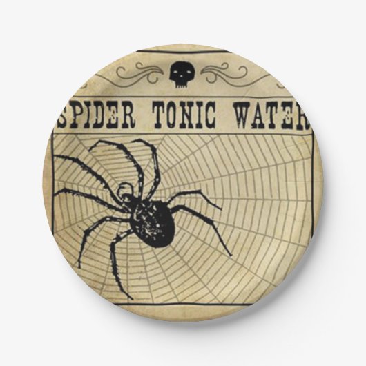 Spin Tonic Water Halloween Paper Bord (Voorkant)