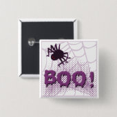 Spin Vierkante Button 5,1 Cm (Voorkant /achterkant)