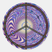 Spin Vredesteken sticker (Voorkant)