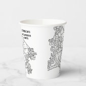 spin Web Halloween Party Paper Cups Papieren Bekers (Links)