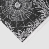  spin Webs Halloween B&W-weefselpapier Tissuepapier (Detail)
