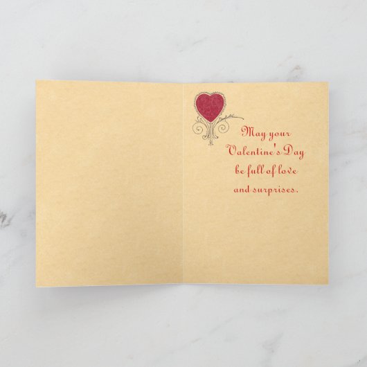  spin-webValentijnsdag Feestdagen Kaart (Binnen)