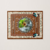 Spin wevende energie legpuzzel (Horizontaal)