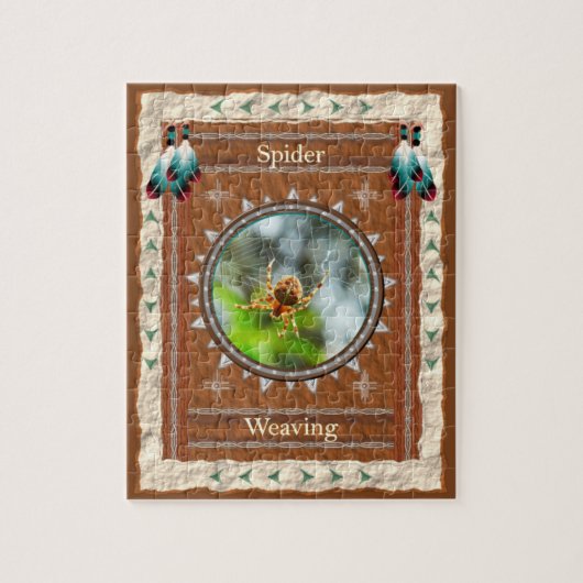 Spin wevende energie legpuzzel (Verticaal)