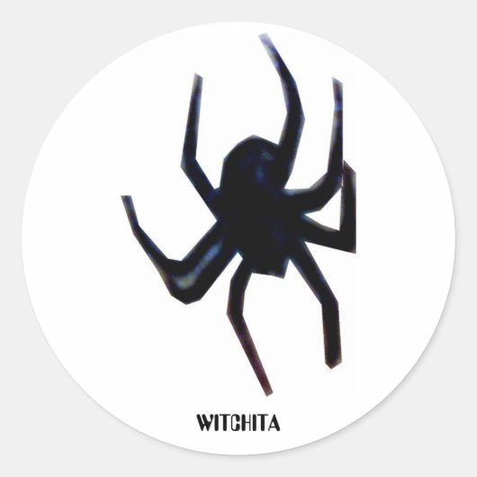 spin, WITCHITA Ronde Sticker (Voorkant)