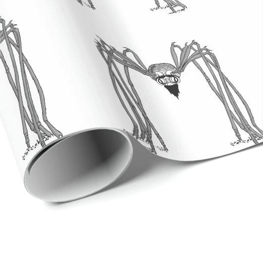 Spin. Zwart-wit Cadeaupapier (Rol Hoek)