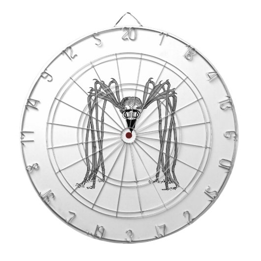 Spin. Zwart-wit Dartbord (Voorkant)