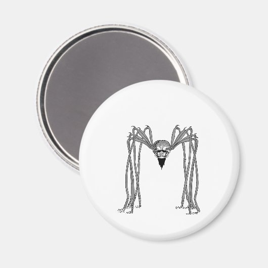 Spin. Zwart-wit Magneet (Voorkant / Achterkant)