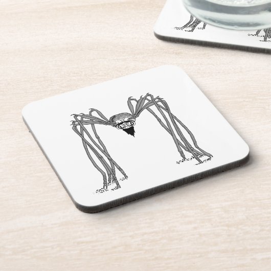 Spin. Zwart-wit Onderzetter (Linkerzijde)