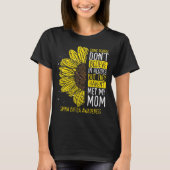 Spina Bifida Awareness Ribbon Mom Warrior T-shirt (Voorkant)