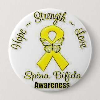 Spina Bifida Awareness Ronde Button 4,0 Cm