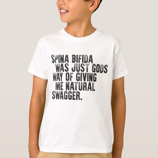 Spina Bifida Awareness T-shirt (Voorkant)