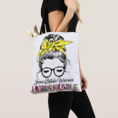 Spina Bifida Bewustzijnslint Steun Geschenken Tote Bag (Dichtbij)