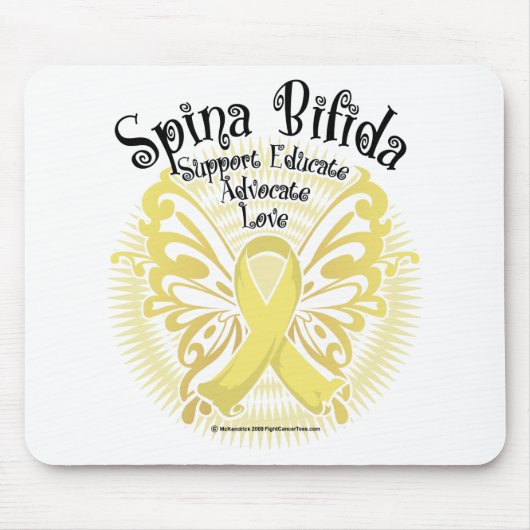 Spina Bifida Butterfly 3 Muismat (Voorkant)