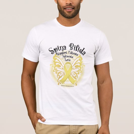 Spina Bifida Butterfly 3 T-shirt (Voorkant)