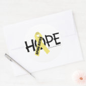 Spina Bifida Hope Ronde Sticker (Envelop)
