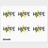 Spina Bifida Hope Ronde Sticker (Vel)