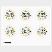 Spina Bifida Lotus Ronde Sticker (Vel)