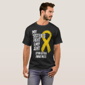 Spina Bifida My Sister's Fight Is My Fight Spina B T-shirt (Voorkant volledig)