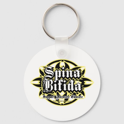 Spina Bifida Tribal Sleutelhanger (Voorkant)